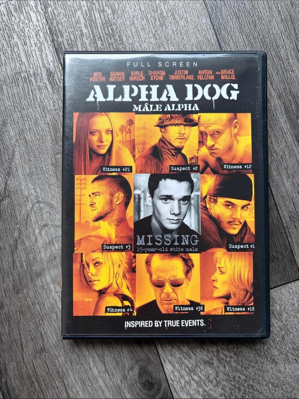 Universal Alpha Dog DVD - Cover Orange & Black